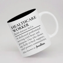 Personalized Healthcare Worker Mug Thank You Gift
