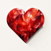 Personalized Heart Spiral NoteBook For Work& Study Notitieboek (Achterkant)