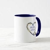 Personalized Heart Stethoscope Mug (Devant droit)