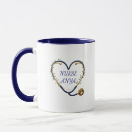 Personalized Heart Stethoscope Mug Mok