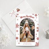 Personalized Hedgehog Christmas Return Label