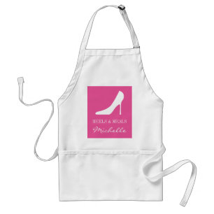 Personalized high heel shoe apron for women standaard schort