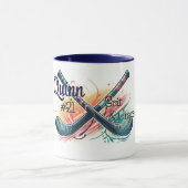 Personalized Hockey Player Mug (Centre)