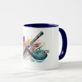 Personalized Hockey Player Mug (Devant droit)