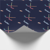 Personalized Hockey Wrapping Paper Cadeaupapier (Hoek)