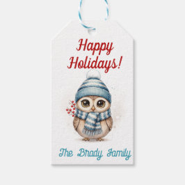 Personalized holiday gift tag cadeaulabel