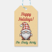 Personalized holiday gift tag cadeaulabel (Achterkant)