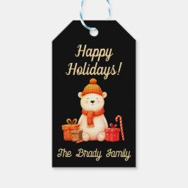 Personalized holiday gift tag cadeaulabel