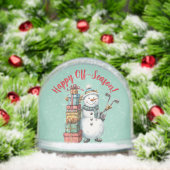 Personalized Holiday Golfer Snowglobe Sneeuwbol (Kerstmis)