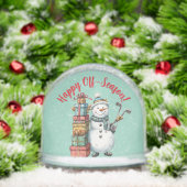 Personalized Holiday Golfer Snowglobe Sneeuwbol (Kerstmis)
