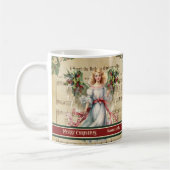 Personalized Holiday Mug Retro Angel Celebration Koffiemok (Links)
