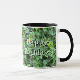 Personalized Holly Berry Christmas Holiday Gift Mu Mok