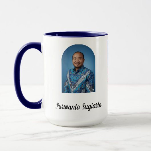 Personalized Honor To Serve The Country Hero Mug (Gauche)
