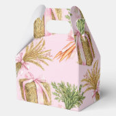 Personalized Horse Gift Girly Blush Pink Bedankdoosjes (Achterkant)