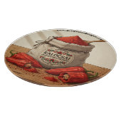 Personalized Hungarian Kalocsai Paprika Snijplank (Hoek)