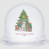 Personalized Husky Dog Christmas (Arrière)