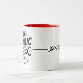 Personalized "I Can Outpanic a Xanax" Ceramic Mug (Centre)
