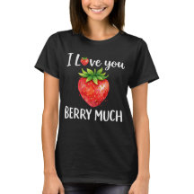 Personalized I Love You Berry Much Strawberry