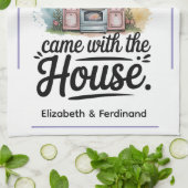 Personalized I only have a kitchen.... Theedoek (Gevouwen)