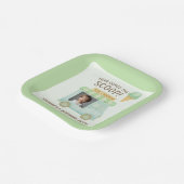 Personalized Ice Cream Truck Birthday Papieren Bordje (Gebogen)