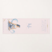 Personalized Illustrated Aquarius Zodiac Quote Yogamat (Voorkant (horizontaal))