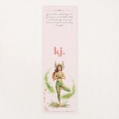 Personalized Illustrated Taurus Zodiac Quote Yogamat (Voorkant)