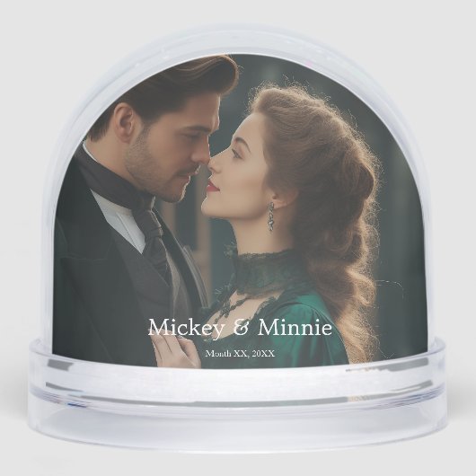 Personalized In Loving Memory Photo Snow Globe (Avant)