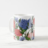 Personalized Indian Floral Koffiemok (Voorkant links)