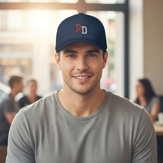 Personalized Initial Baseball Cap - Embroidered