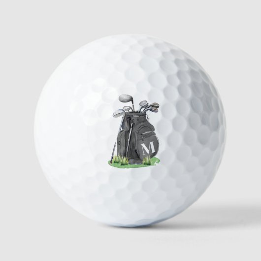 Personalized Initial Monogram Golfballen (Voorkant)