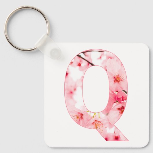 Personalized Initial Name Traits Keychain Gift (Voorkant)