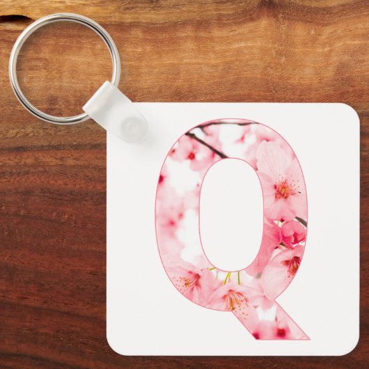 Personalized Initial Name Traits Keychain Gift (Voorkant)