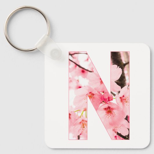 Personalized Initial Name Traits Keychain Gift (Voorkant)