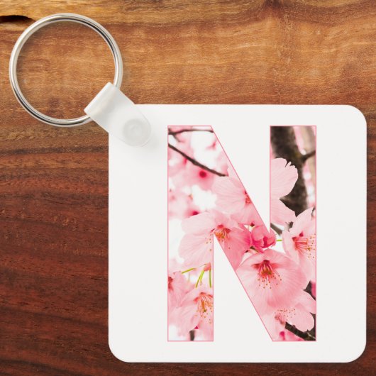 Personalized Initial Name Traits Keychain Gift (Voorkant)
