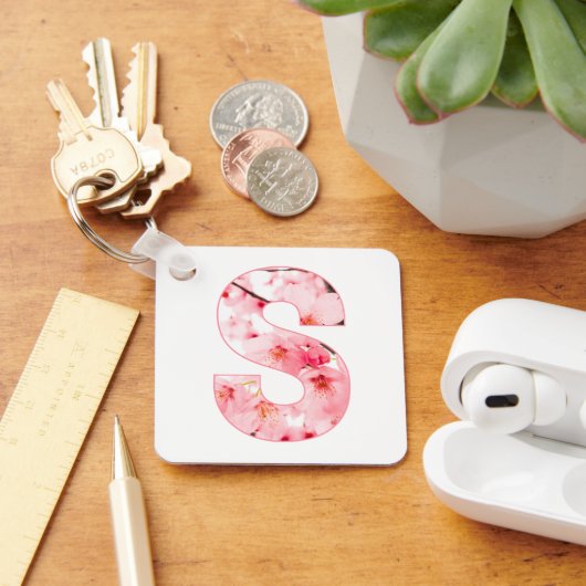 Personalized Initial Name Traits Keychain Gift (Bureau)