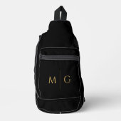 Personalized Initials Classic Fashion Sling Bag (Voorkant)