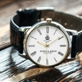 Personalized Initials Elegant Custom Name Horloge