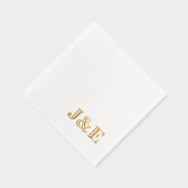 Personalized Initials Monogram Wedding Reception (Droite)