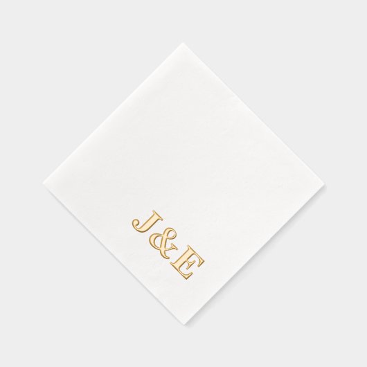 Personalized Initials Monogram Wedding Reception (Droite)