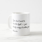 Personalized Inspirational Quote Mug (Devant gauche)