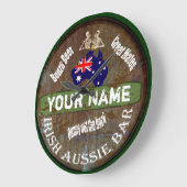 Personalized Irish Australian pub sign Grote Klok (Hoek)