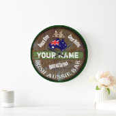 Personalized Irish Australian pub sign Grote Klok (Huis)