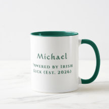 Personalized Irish Luck Celtic Lanterns Mug