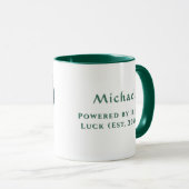  Personalized Irish Luck Celtic Lanterns Mug (Devant droit)