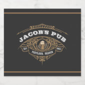 Personalized Irish Pub Bier Etiket (Enkel label)