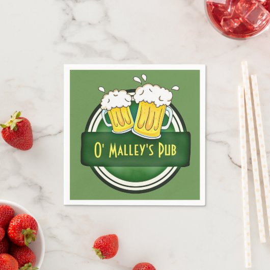 Personalized Irish Pub Servetten (Insitu)