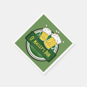 Personalized Irish Pub Servetten (Hoek)