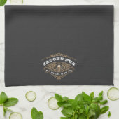Personalized Irish Pub Theedoek (Gevouwen)
