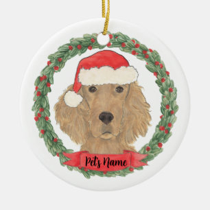 Personalized Irish Setter Keramisch Ornament