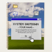 Personalized IT Retirement System Shutdown Retro Planner (Voorkant)
